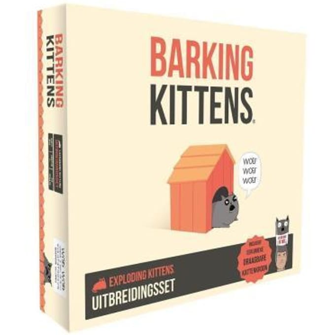 Exploding Kittens A Card Game Expansion-Barking Kittens (NL) (Diversen) Nieuw