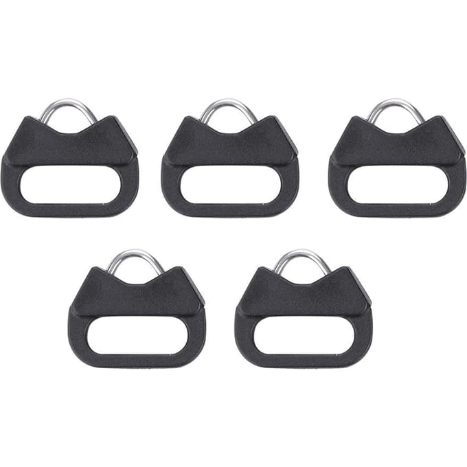 5 stuks Vervanging Legering Splitringen Driehoekige Ringen Haak voor Camera Schouderband gray
