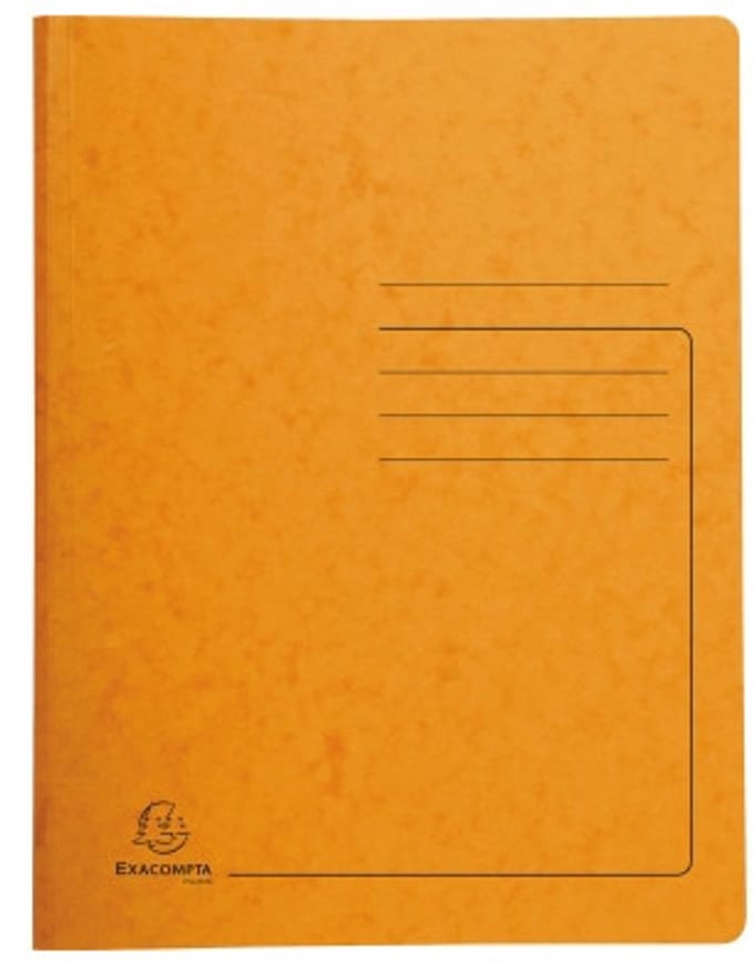 Exacompta 240224E map Pletbord Oranje A4