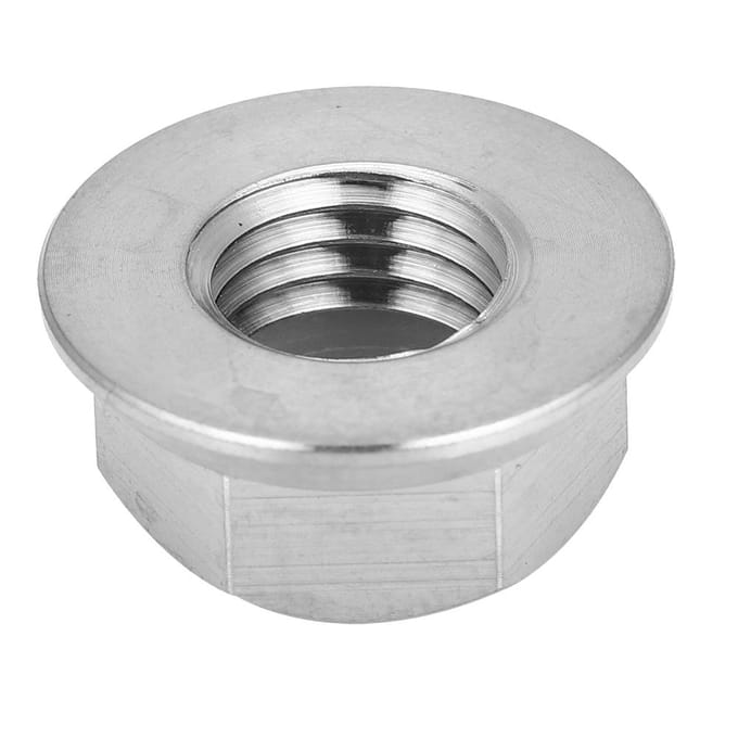1 écrou de blocage à bride en alliage de titane M5 M6 M8 M10 M14 pour vélo et moto (M10X1.25)