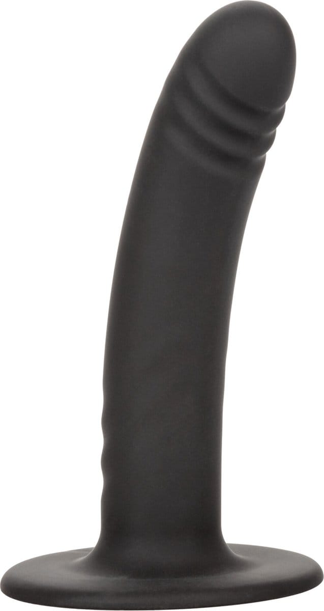 Calexotics - Boundless Ridged - Geribbelde Strap-on Anaal Plug met Zuignap - Siliconen - Twee Maten - Zwart L