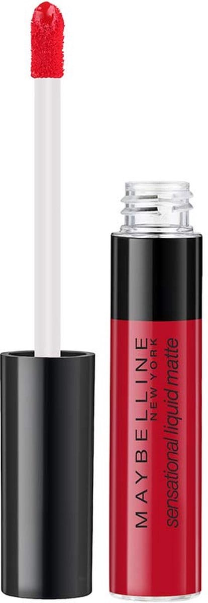 Maybelline Color Sensational Liquid Matte Lipstick - 03 Flush It Red