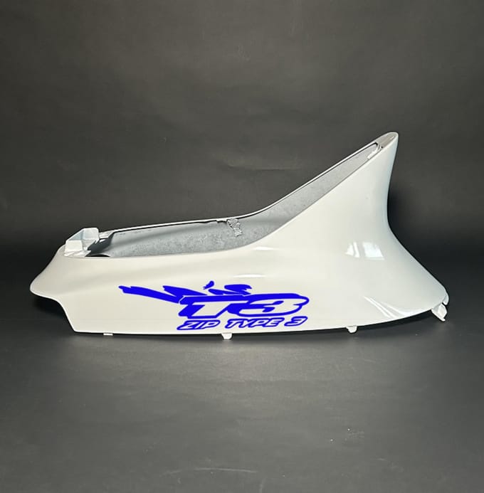 Piaggio Old Zip Stickerset - T3 - Blauw