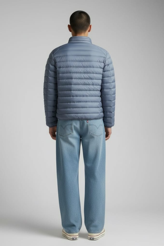 JOTT Mat Down Jacket Blue Washed Taglia: 4XL | Giacche leggere Outlet | Uomo | Blu