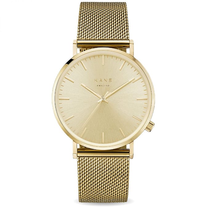 Kane Watches | Gold Rush Gold Mesh