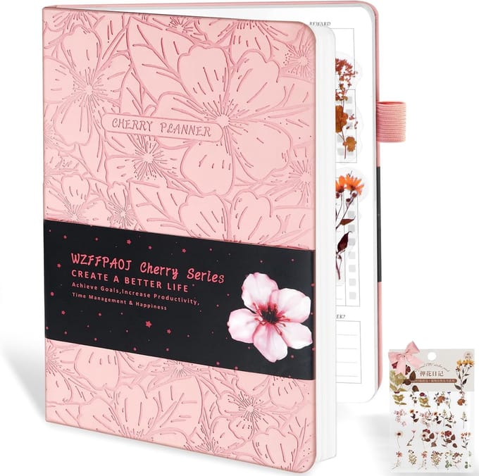 Luxe Onedateerde A5 Week- en Maandplanner voor Productiviteit en Tijdbeheer