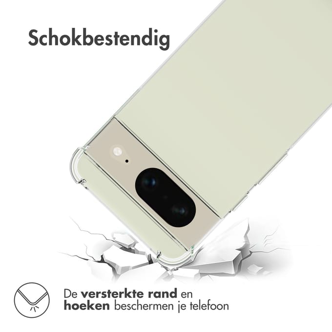 imoshion Hoesje - Geschikt voor Google Pixel 8 - Shockproof Case - Transparant