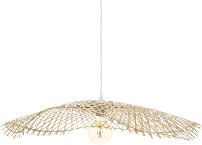 Atmosphera Hanglamp Tess Ø75xH5cm - Bamboe