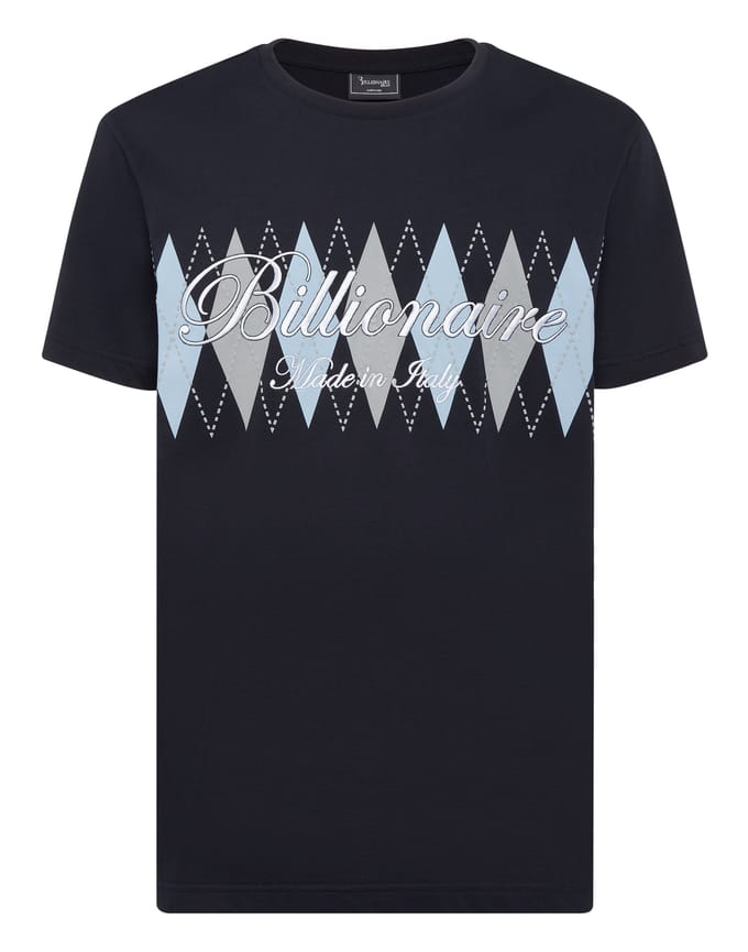 Embroidered T-Shirt Round Neck Ss