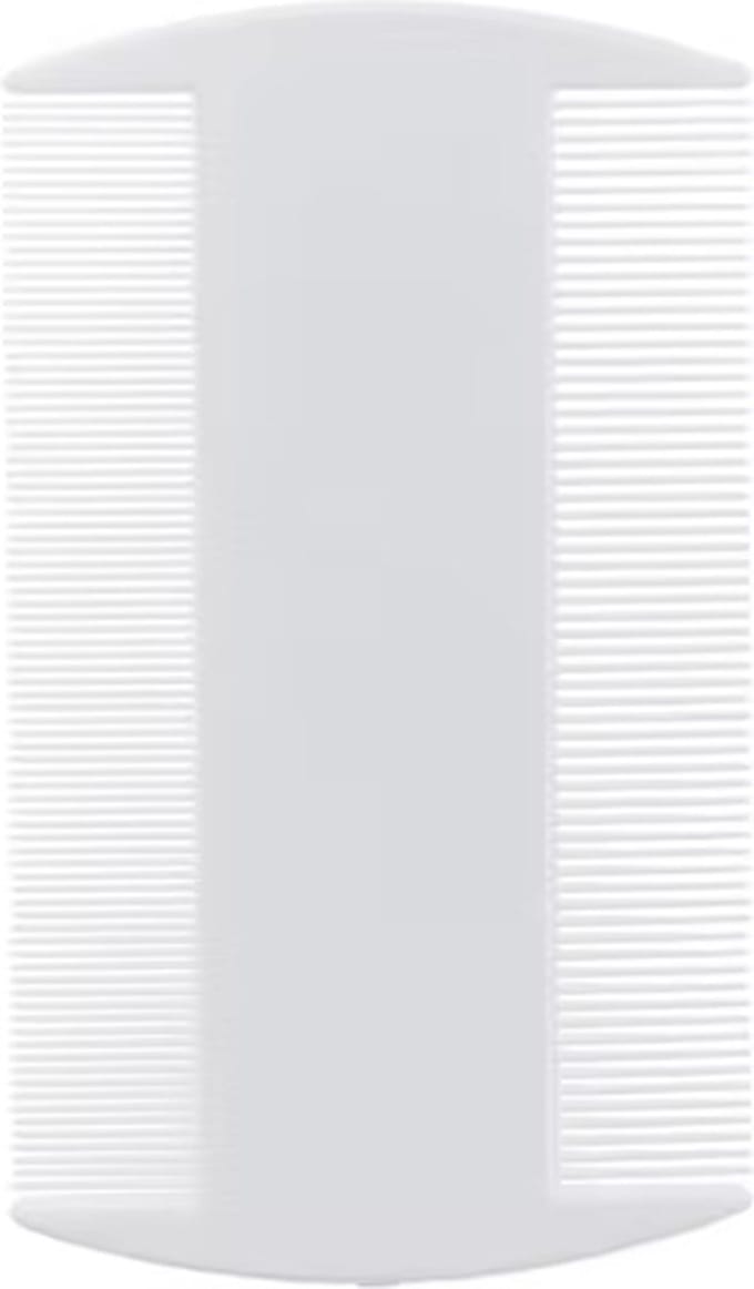 Scoby - 2 x Luizenkam - Netenkam - Luizen - Lice Comb - 2 Kanten - Wit - 2 Stuks