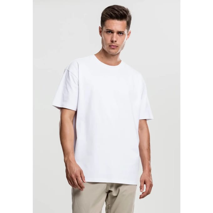 Urban Classics T-shirt - Heavy Oversized Tee - S tot 5XL - voor Mannen - wit