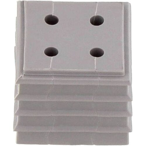 CONTA-CLIP KDS-DE 4X2-3 GR Afdichtingselement Met trekontlasting Klem-Ø (max.) 3 mm Thermoplastisch elastomeer Grijs 10 stuk(s)