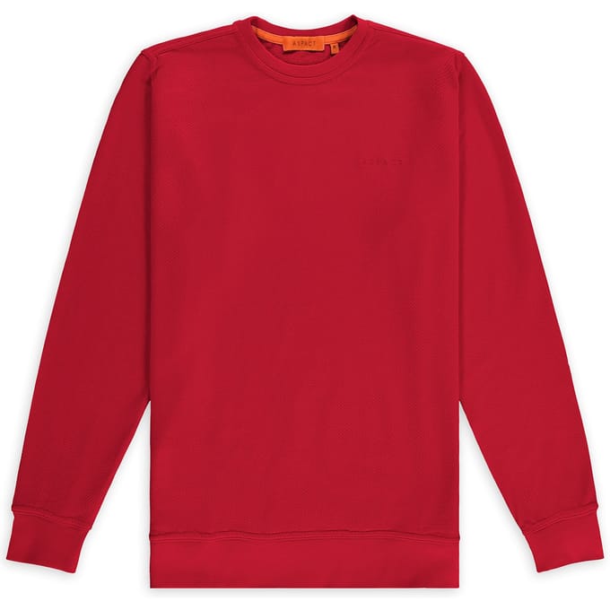 Aspact Jack Sweater Red Größe: M | Pullover Outlet | Unisex | Rot