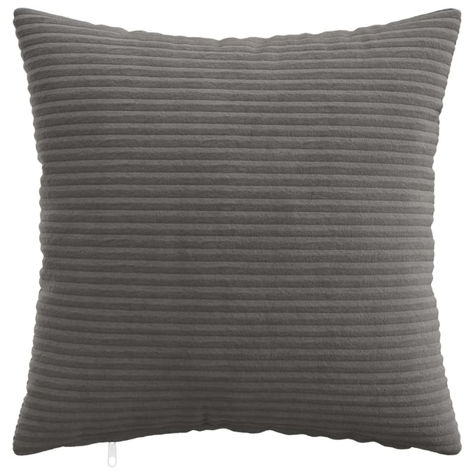 vidaXL - Kussensloop - 6 - pcs - HEERLEN - Donkergrijs - 30 - x - 30 - cm - corduroy