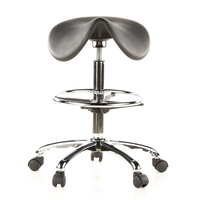 hjh office Top Work 13 - Werkkruk - Stahulp - Zwart
