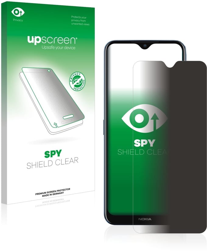 upscreen - privacy screenprotector voor Nokia G50 - Folie Beschermfolie Blauwlichtfilter