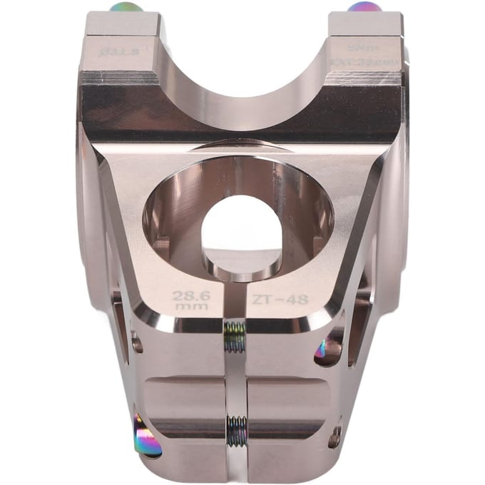 31.8mm Mountainbike Stuurpen Aluminiumlegering Lichtgewicht DIY Korte Stuurpen voor Vervanging Titanium gray