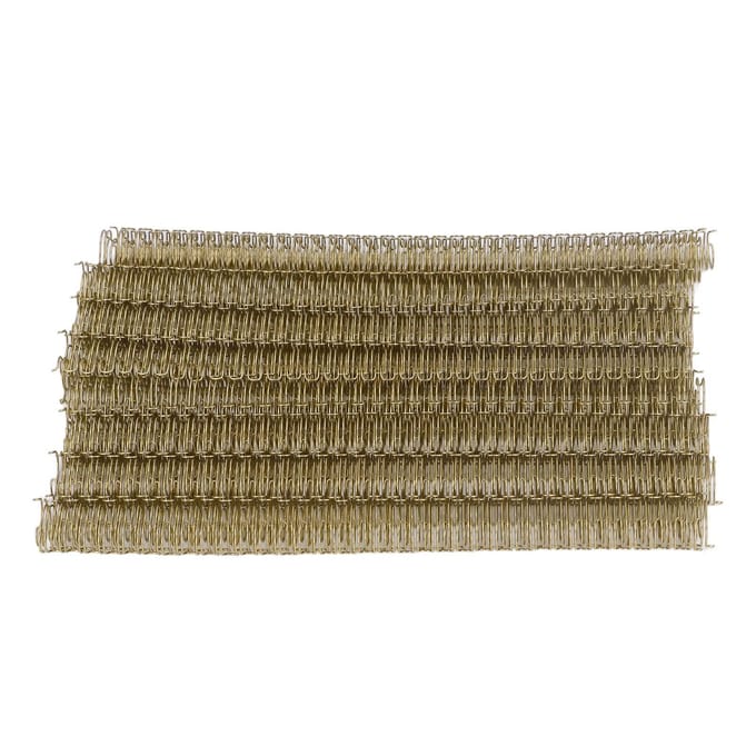 Lot de 100 reliures à double boucle, capacité de 100 feuilles, 3:1 Pas 34 Boucles Diamètre 12,7 mm Kit Set pour Papier A4 Léger beige