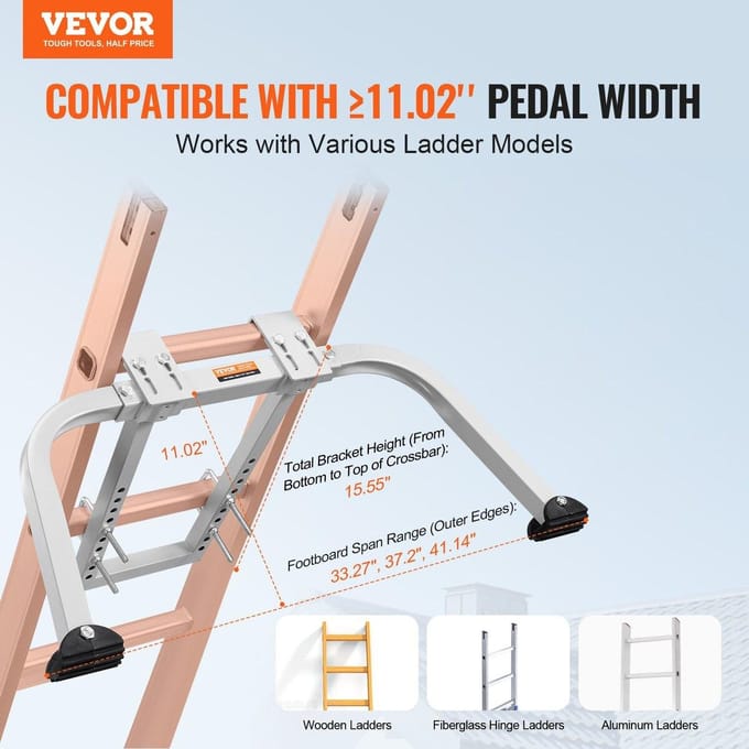 Ladderstabilisator met Spanwijdte Heavy Duty Stalen Dakhaak Stabilisator