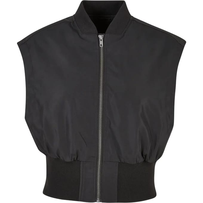 Urban Classics - Recycled Short Bomber Vest Mouwloos jacket - 4XL - Zwart