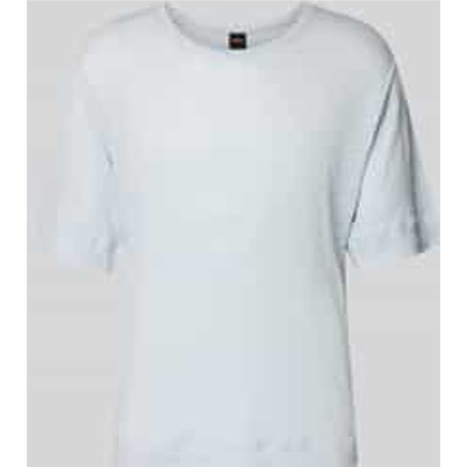 Regular fit T-shirt van puur linnen