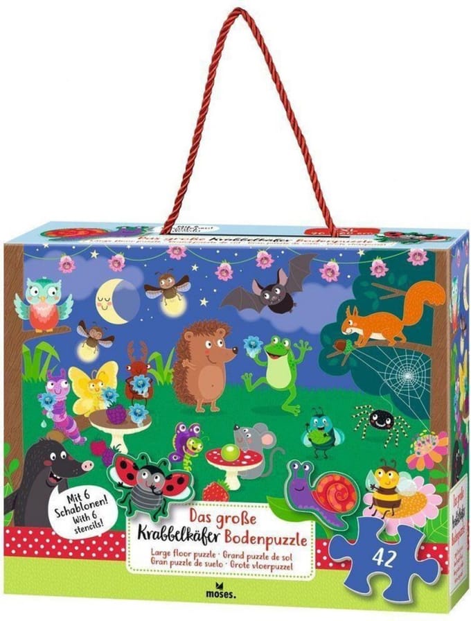 Moses grote vloerpuzzel bos & dieren
