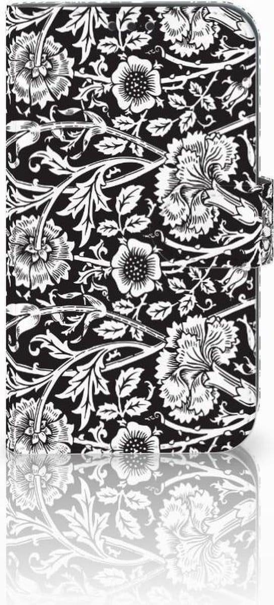 Samsung Galaxy Xcover 4 | Xcover 4s Hoesje Black Flowers