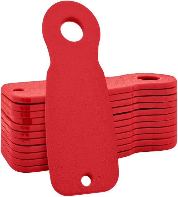 CombiCraft Winkelwagenmunt Caddy-Key Rood - 50 stuks