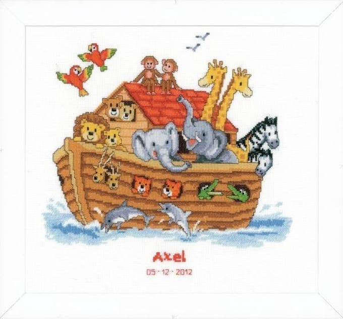 borduurpakket PN0143716 ark van noach, geboorte