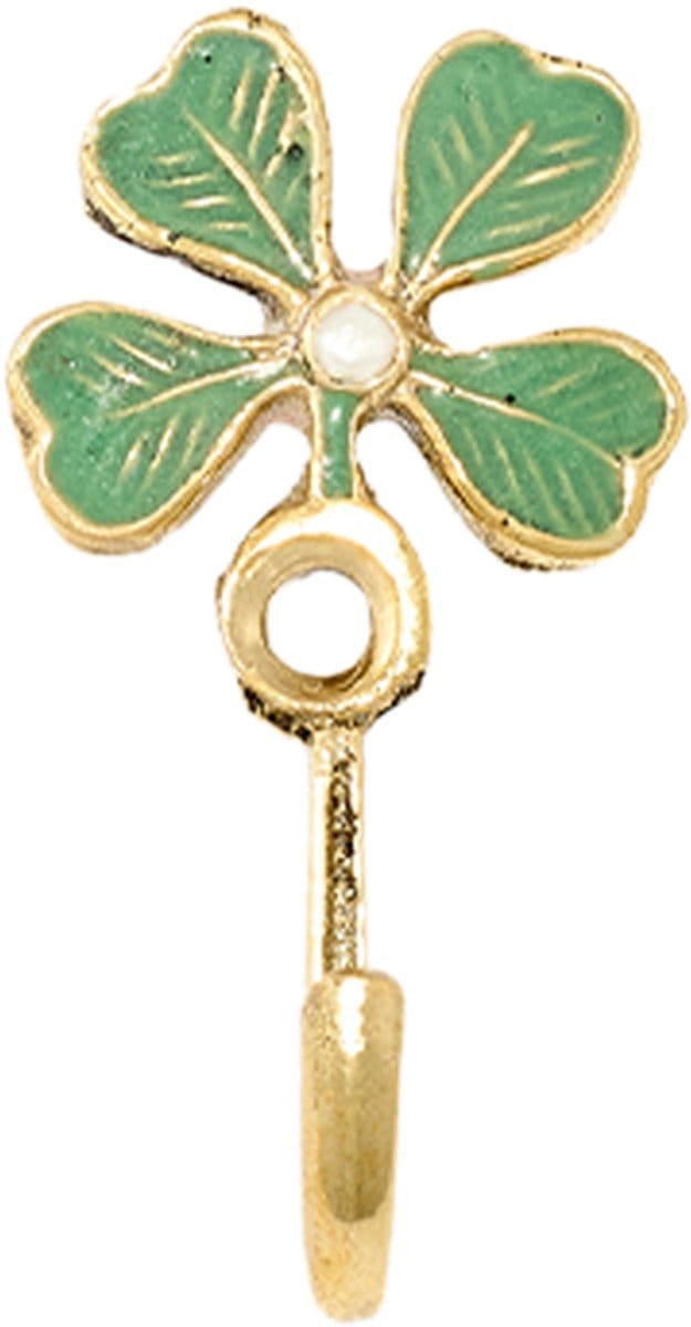 Doing Goods Lucky Clover Hook Mini - Gold Shiny