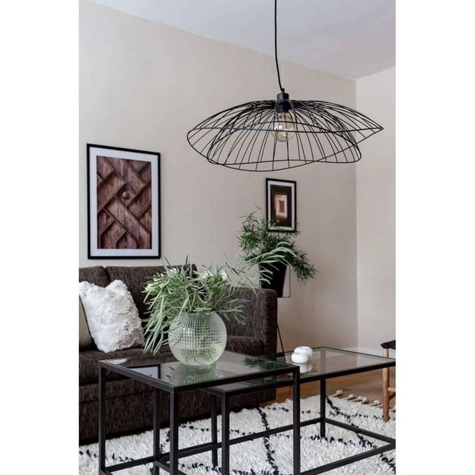 Globen Lighting hanglamp RAY, zwart, Ø 70 cm