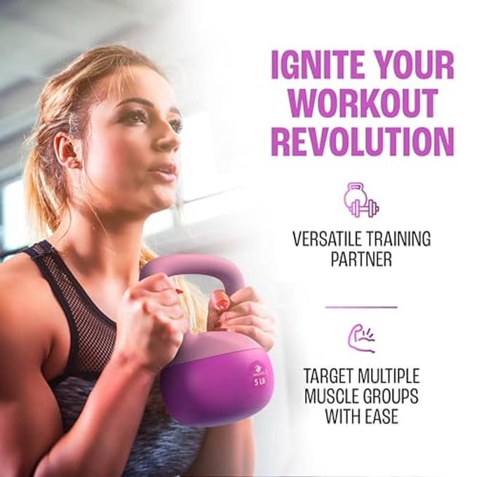 Zachte Kettlebell Gewichten voor Thuis Training – Kettlebell Sets voor Dames en Heren