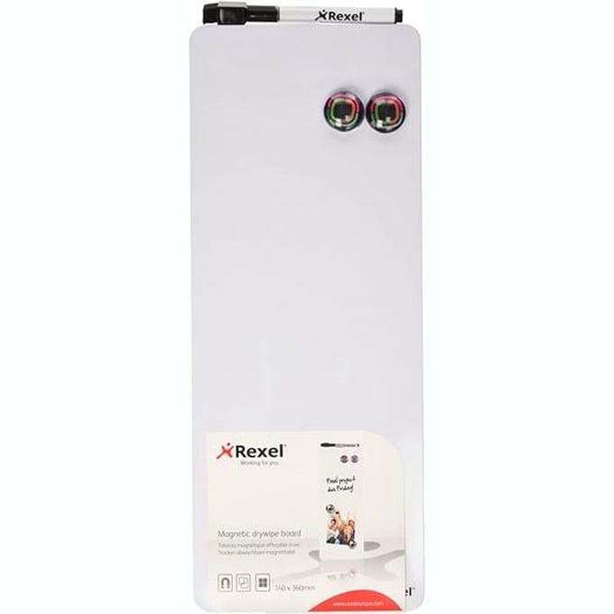 Nobo Quartet whiteboard - 140 x 360 mm - white