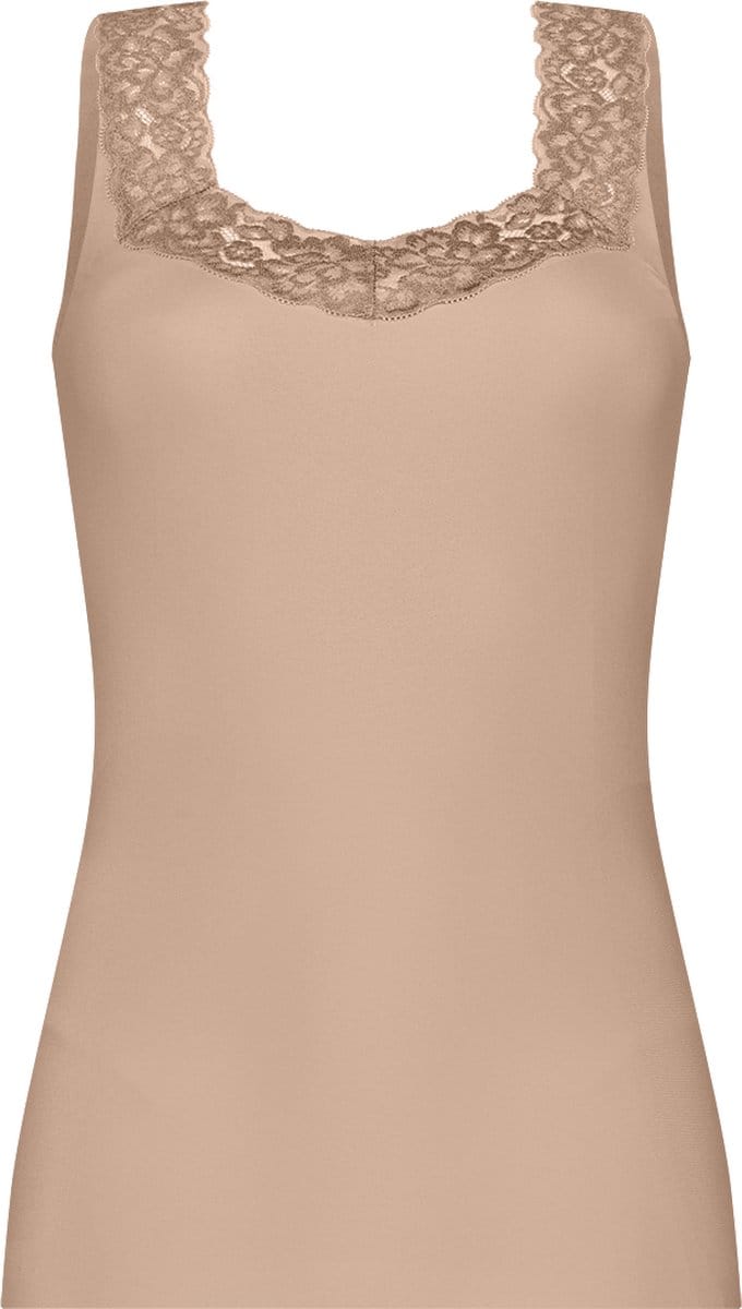 Ten Cate Secrets singlet met kant walnut voor Dames | Maat S
