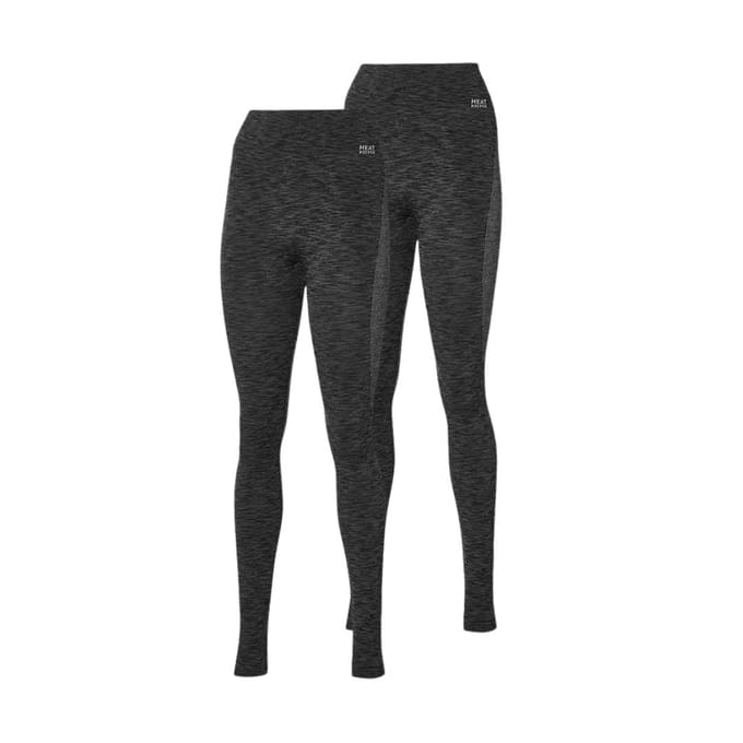 Heatkeeper - Thermobroek dames - Zwart - L - 2-Stuks - Premium kwaliteit - Thermolegging dames