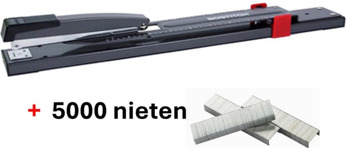 BOSTITCH langarm-nietmachine 440LR - 30cm - zwart + 5000 nieten 24/6