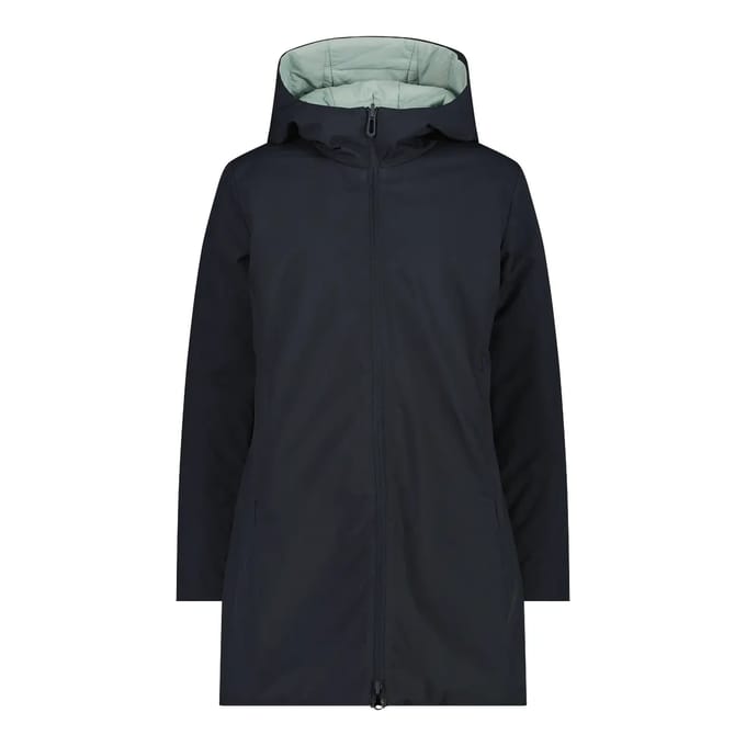 Dames reversibele hoodie parka met rits CMP