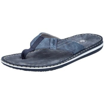 Rieker Morelia Slippers blauw Imitatieleer - Maat 40