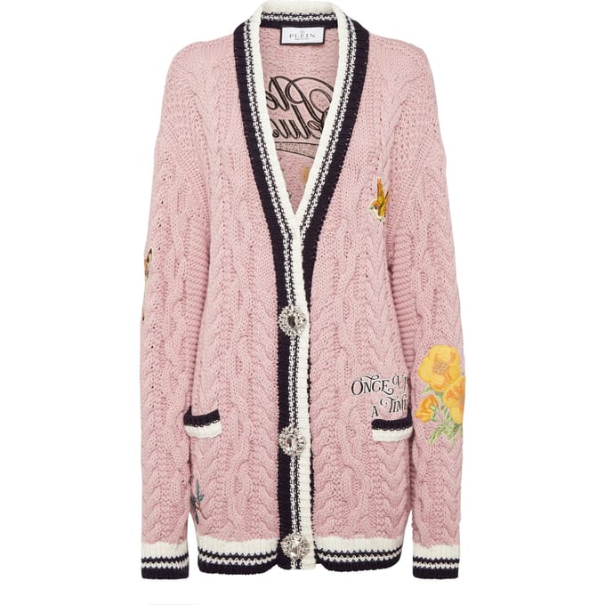 Knitted Embroidered Cardigan Deluxe Fairy