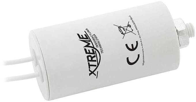 XTREME Motorcondensator 3µF 450V AC - Condensator met Kabels - Start/Bedrijf