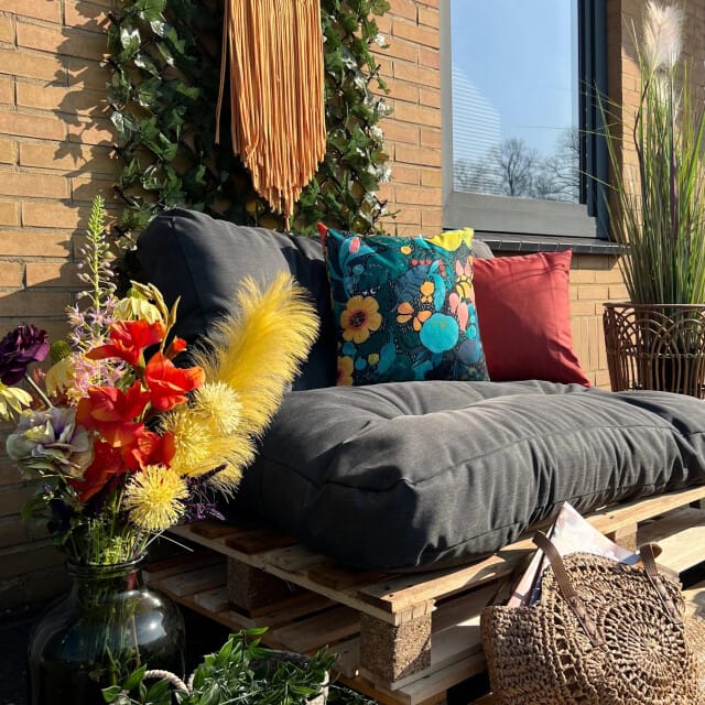 Botanical Kussenhoes #5 - Outdoor / Buiten | 45 x 45 cm | Katoen/Polyester