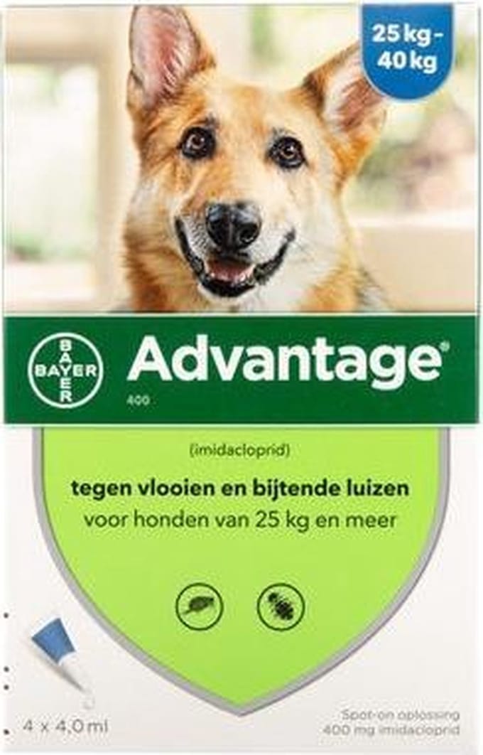 Advantage Hond 400 - 4 pipet