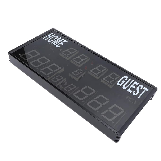 LED Scorebord Multifunctionele Countdown Wedstrijdtijd Weergave Elektronisch Scorebord voor Competities black