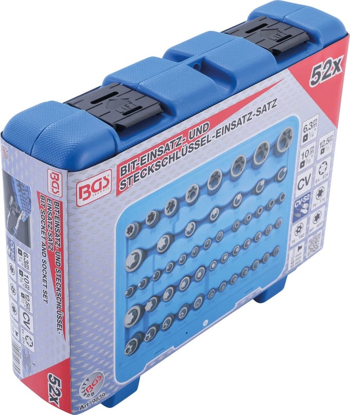 BGS Bit- en dopsleutelset Torx 52 delig
