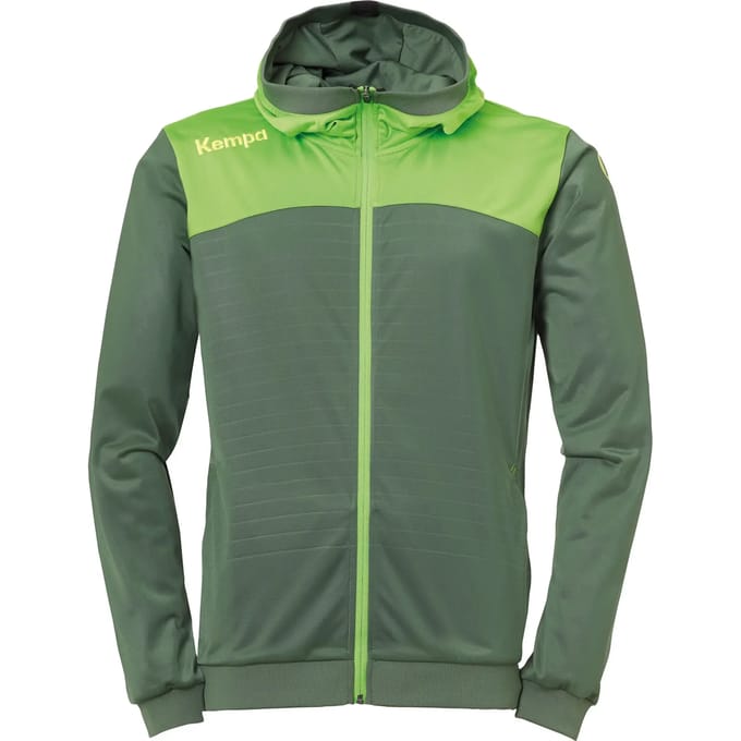 Kempa Emotion 2.0 Jas met Capuchon Dragon Groen-Hope Groen Maat M