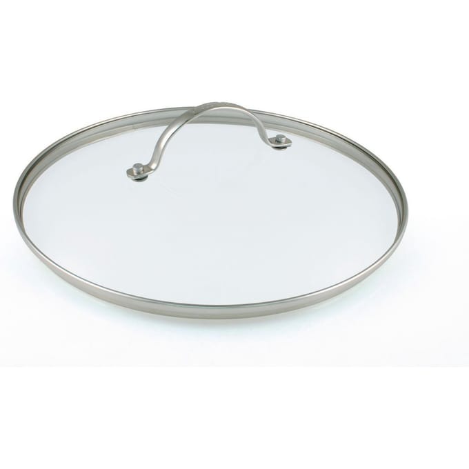 GreenPan universele glazen deksel 28cm - transparant - verhard glas - RVS