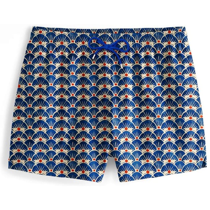 "Geometric Sunset" Zwemshorts