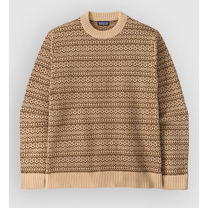 Patagonia Recycled Wool-Blend Gebreide Trui bruin