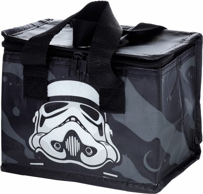 Kleine lunch/sixpack koeltas - Stormtrooper print - 21 x 16 cm - 4,7 L