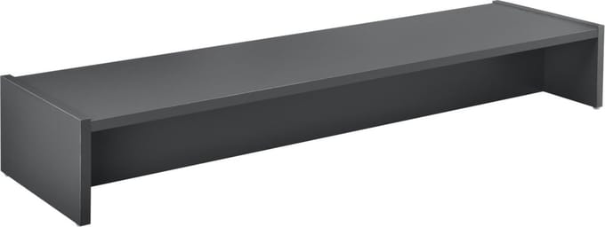 Monitorstandaard verhoger 100x27x15 cm donkergrijs